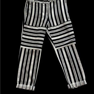 Tibi Monochrome Striped Garment